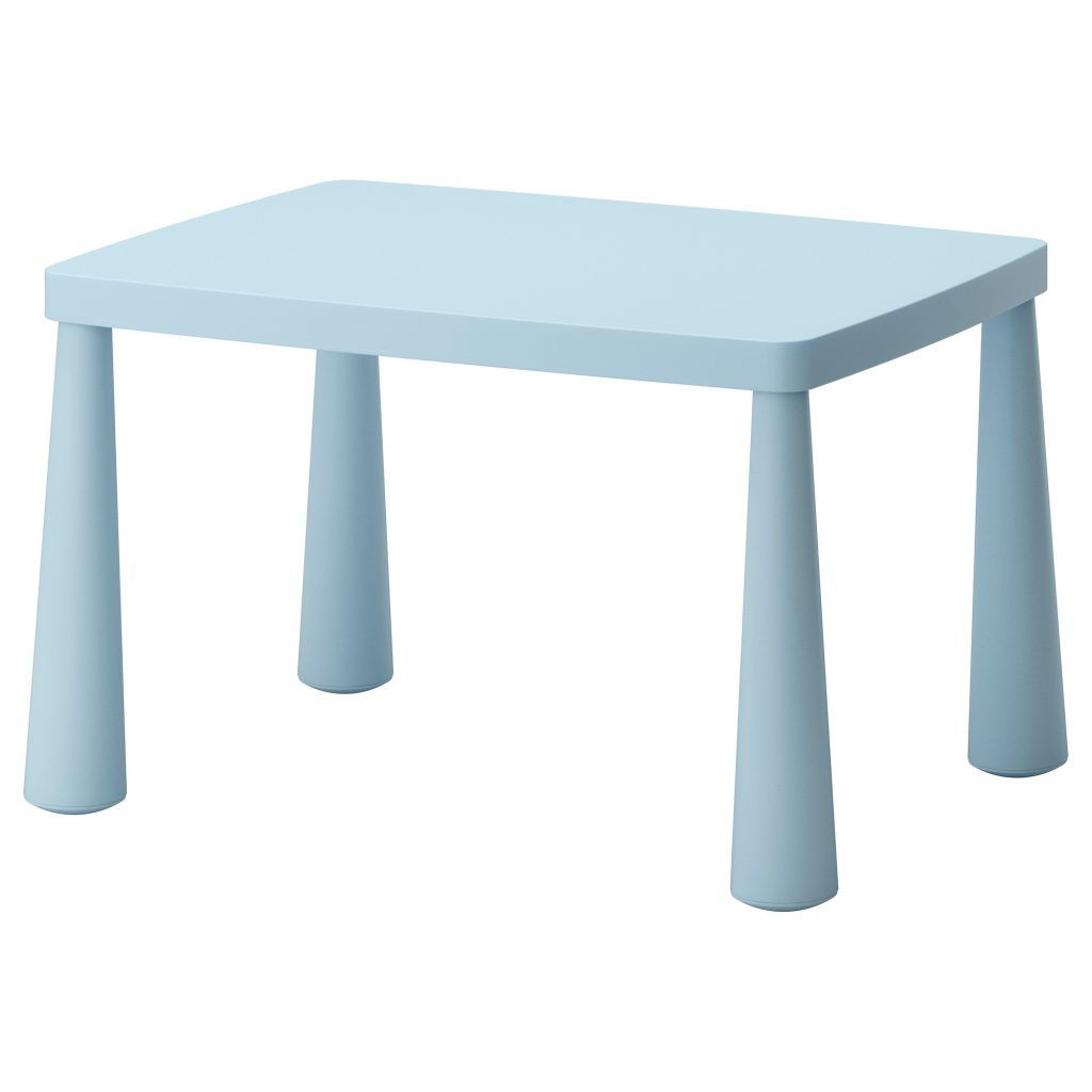 Mesa infantil azul