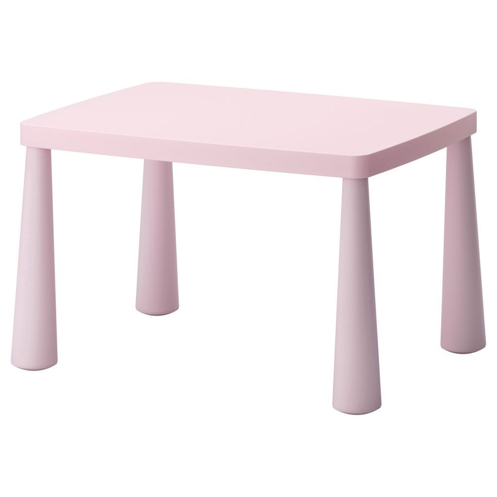 Mesa infantil rosa
