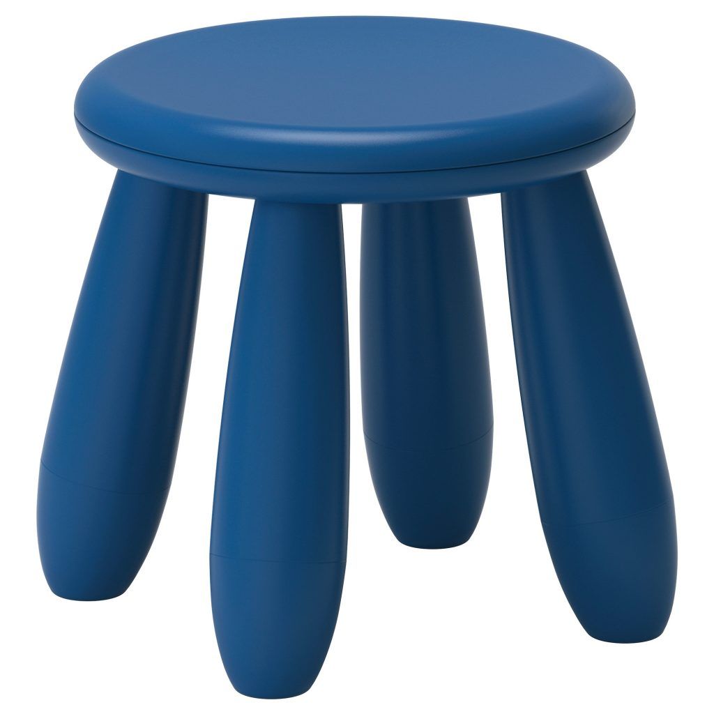 Taburete infantil azul