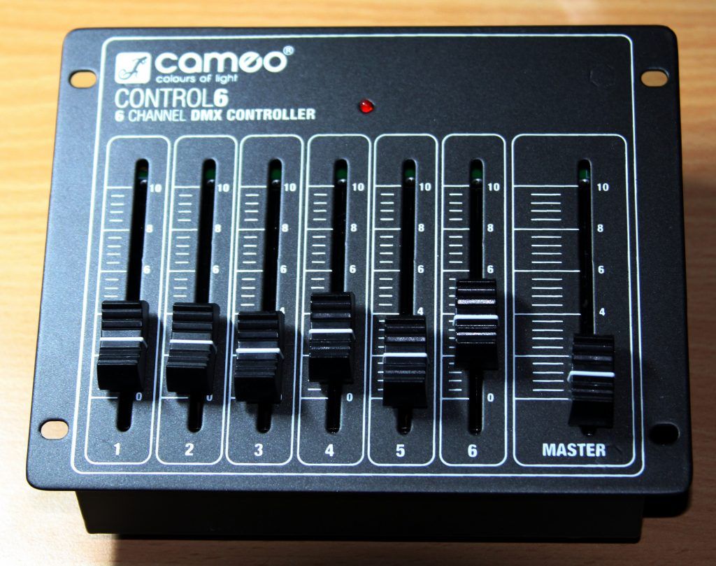 Mesa dmx 6 canales