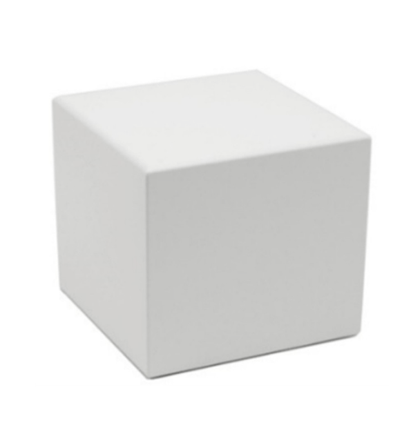 Peana blanca 50x50x35 cm