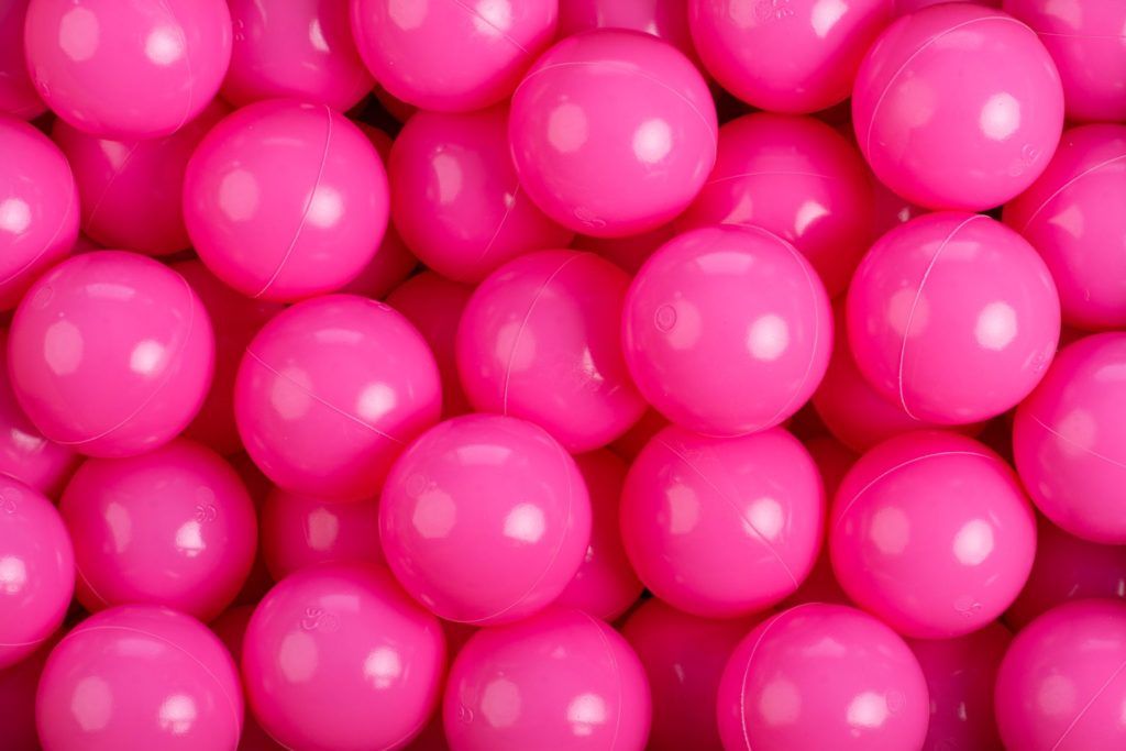Pelotas PVC Rosas