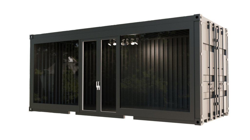 Acristalado frontal con puerta derecha