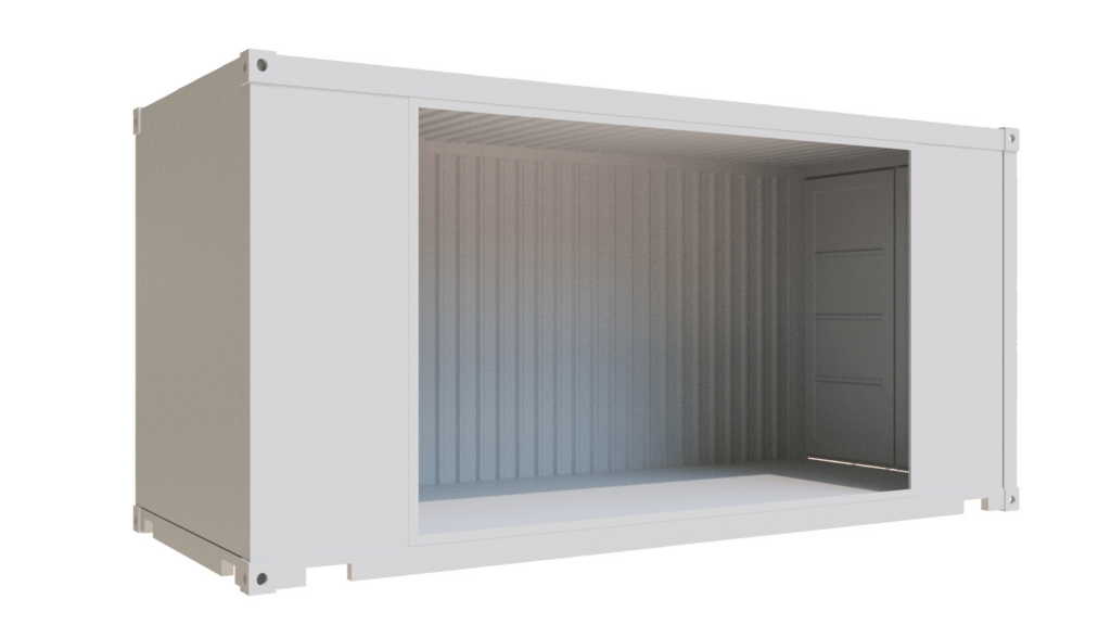 Frontal abierto y puertas traseras